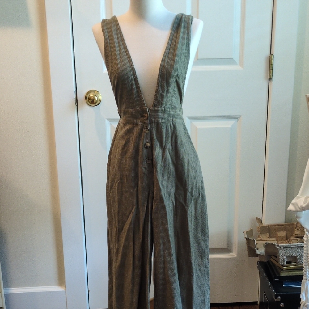One Clothing Olive Jumpsuit